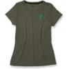 Specialized T-shirt Women S-logo Oak Green/Acid Mint - S