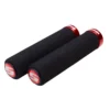 SRAM Locking Grips Foam 129mm Black With Single Red Clamp And End Plugs
