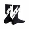 Supacaz SupaSox Twisted Sock White/Black L