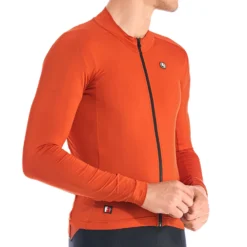 Giordana FR-C Pro Thermal Long Sleeve Jersey Sienna Orange - 2XL -Gior Butikk 1c9543676b689a6d79480bc8f172df73