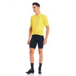 Giordana Fusion Kort Trøye - FLUO YELLOW - XL