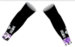 MEM Løse Armer Med Lilla/hvit Mønster På Håndledd - M