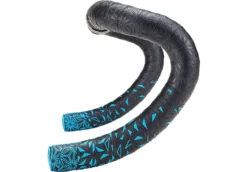 Specialized Supacaz SUPER STICKY KUSH TAPE STAR FADE NEON BLU/ANO BLU PLUGS