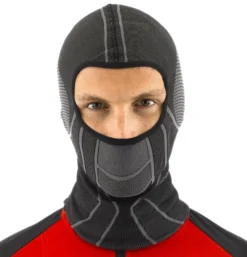 Giordana Balaclava In Knitted PolyPro - Grey/Black (One Size)