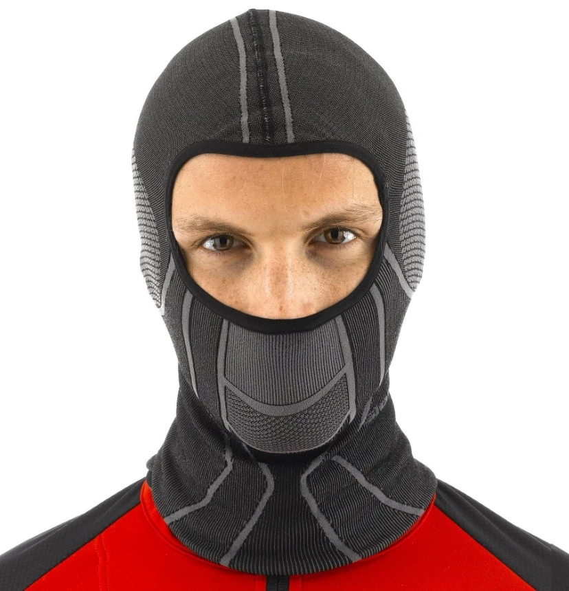 Giordana Balaclava In Knitted PolyPro - Grey/Black (One Size) 1 Giordana Balaclava In Knitted PolyPro - Grey/Black (One Size)