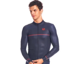 Giordana FRC-PRO Lang Trøye - Mørk Blå/rød Herre - L