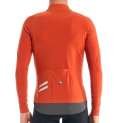 Giordana G-Shield Thermal Long Sleeve Jersey - Sienna Orange M -Gior Butikk 57986a6157e54927300fdf4048385ce7