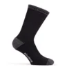 Giordana Merino Wool Socks 12cm Høye - Svart/grå - M 41-44