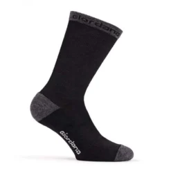 Giordana Merino Wool Socks 12cm Høye - Svart/grå - M 41-44