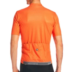 Giordana Fusion Kort Trøye Cantaloupe Orange - M
