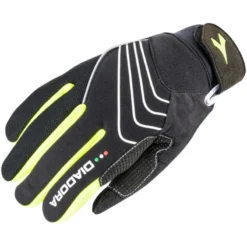 Diadora Sykkelhanske Helår - Sort/gul - L