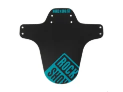 ROCKSHOX Mudguard MTB Fender Front Black With Teal Print