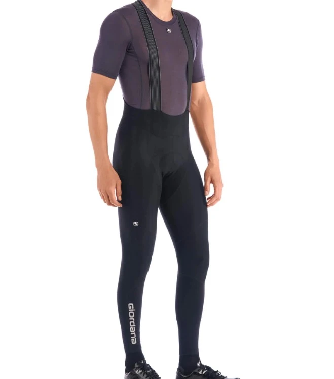 Giordana FR-C Pro Men's Thermal Bib Tights - Black L 1 Giordana FR-C Pro Men's Thermal Bib Tights - Black L