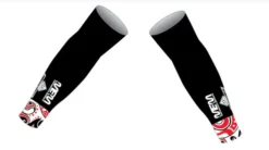 MEM Løse Armer Med Rød/hvit Mønster På Håndledd - M