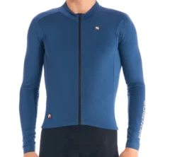 Giordana FR-C Pro Men's Thermal Long Sleeve Jersey - Charcoal Blue L
