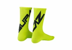 Supacaz SupaSox Twisted Sock Black/Neon Yellow L