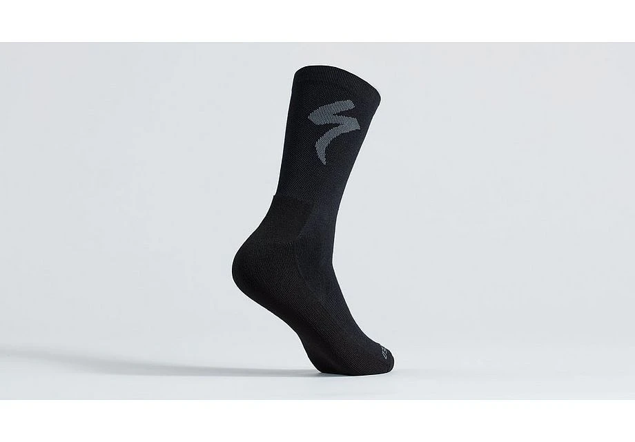 Specialized PRIMALOFT LIGHTWEIGHT TALL LOGO SOCK BLK M 1 Specialized PRIMALOFT LIGHTWEIGHT TALL LOGO SOCK BLK M