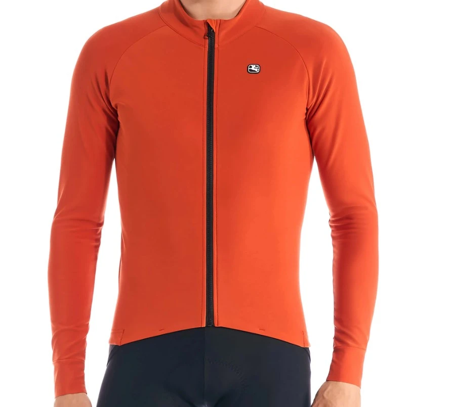 GIORDANA G-SHIELD Men's Thermal Long Sleeve Jersey - Sienna Orange - 3XL 1 GIORDANA G-SHIELD Men's Thermal Long Sleeve Jersey - Sienna Orange - 3XL