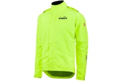 Diadora Ultra Rain Regnjakke - Neongul, Vanntett Og Vindtett - L