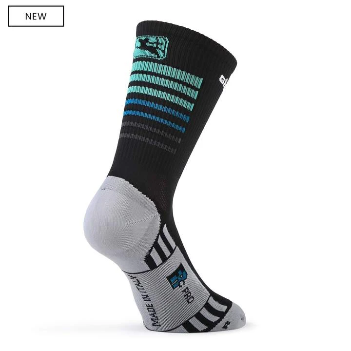 Giordana FR-C PRO Sock Tall Stripes Black/Seagreen 41-44 Medium 1 Giordana FR-C PRO Sock Tall Stripes Black/Seagreen 41-44 Medium