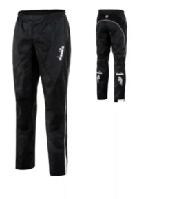 Diadora Ultra Rain Regnbukse - Svart Vanntett Og Vindtett - XL