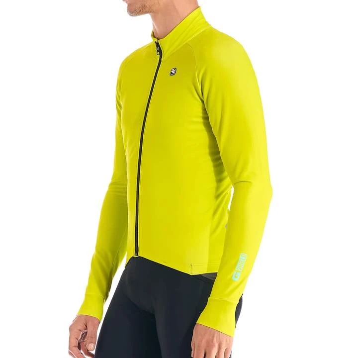 Giordana G-Shield Thermal Long Sleeve Jersey - Acid Green XL 1 Giordana G-Shield Thermal Long Sleeve Jersey - Acid Green XL