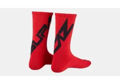 Supacaz SupaSox Twisted Sock Black/Red M