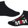 MEM Tempotrekk Lycra Med Glidelås - Sort M/logo- 39/40 - S