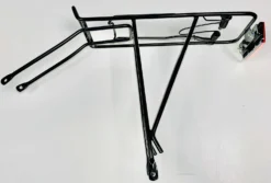 Bagasjebrett Bak, Ikke Justerbart, Sort 20", Sort, Alu M/ Reflex