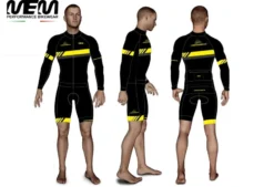 MEM Vinterjakke - Svart/gul - M