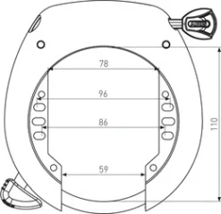 Abus SHIELD XPlus™ 5755L NR Black OE