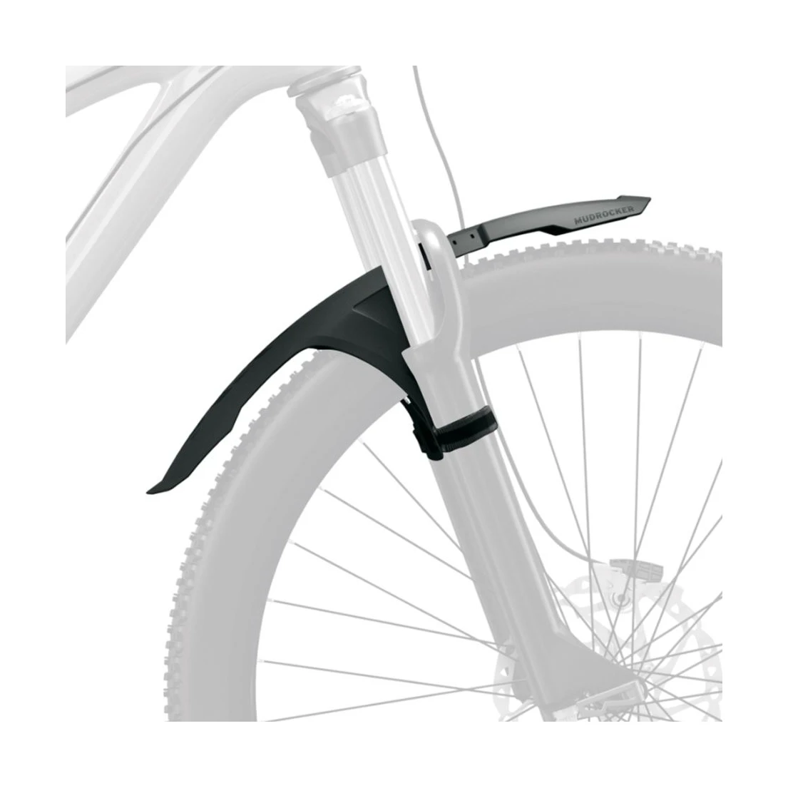 SKS Mudguard Mudrocker Front Front 27,5" - 29" Black 2 SKS Mudguard Mudrocker Front Front 27,5" - 29" Black - Bilde 2