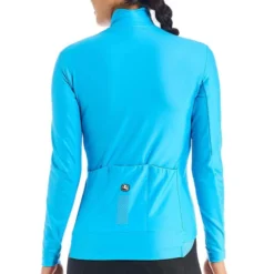 Giordana SilverLine Women Thermal Long Sleeve Jersey - ARTIC BLUE XL