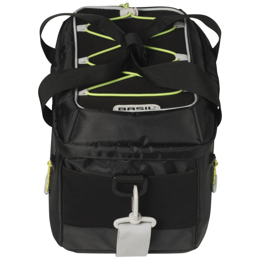 Basil Basil Bicycle Bag Miles Trunk Bag 7L Black Lime 1 Basil Basil Bicycle Bag Miles Trunk Bag 7L Black Lime