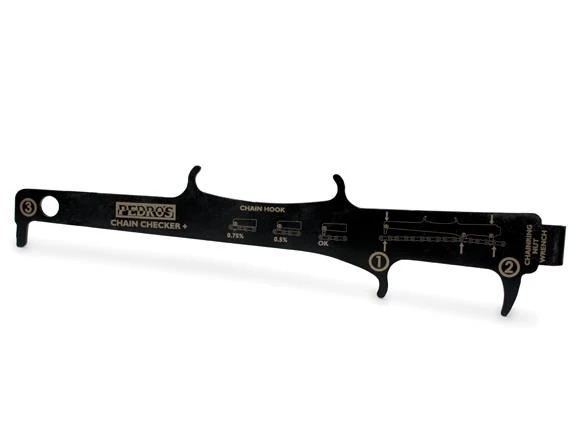 Pedro's Chain Checker Plus II Kjedemåler Sort, Stål. 1 Pedro's Chain Checker Plus II Kjedemåler Sort, Stål.