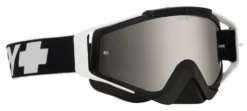 Spy Optic Omen MX Goggles - Matte White Frame: Smoke With Silver Mirror Lens