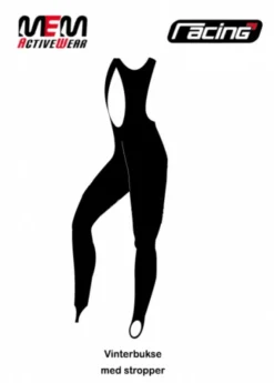 MEM Vinterbukse Med Stropper - RACING - Herrepadding - M