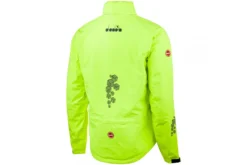 Diadora Ultra Rain Regnjakke - Neongul, Vanntett Og Vindtett - M