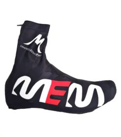 MEM Tempotrekk Lycra Med Glidelås, Høy - Sort M/logo- 45/46 XL