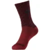 Specialized SOFT AIR TALL LOGO SOCK CRMSN/BLK STRIPE M